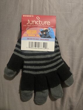 Juncture Women's 3-in-1 Magic Gloves NWT